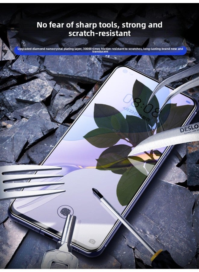 Full Screen Coverage 5G Vital Edition HD Protection For Huawei Nova 7 Tempered Film Nova7se Mobile Phone Film-Colour:[actual Machine Measured 1:1 Mold Opening] If The Size Is Wrong, You Will Be Refunded Directly, No Need To Return It-Size:For Huawei Nova 7 Se 5g Active Edition