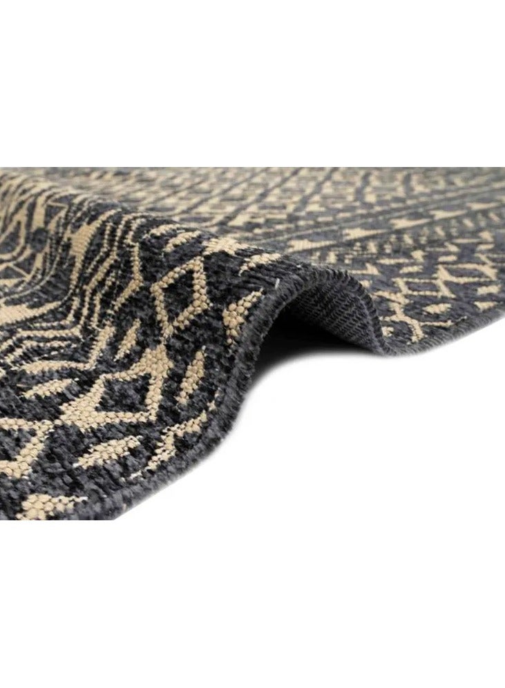 Alkaffary SOFI rug by Alkaffary with a special vibe that matches your carpet decor, 1.60x2.30, Charcoal  - Image 5