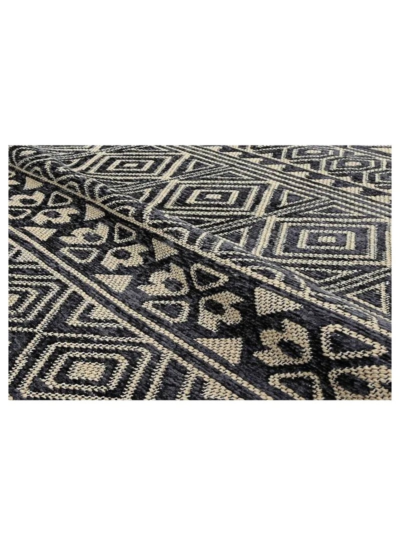 Alkaffary SOFI rug by Alkaffary with a special vibe that matches your carpet decor, 1.60x2.30, Charcoal  - Image 2