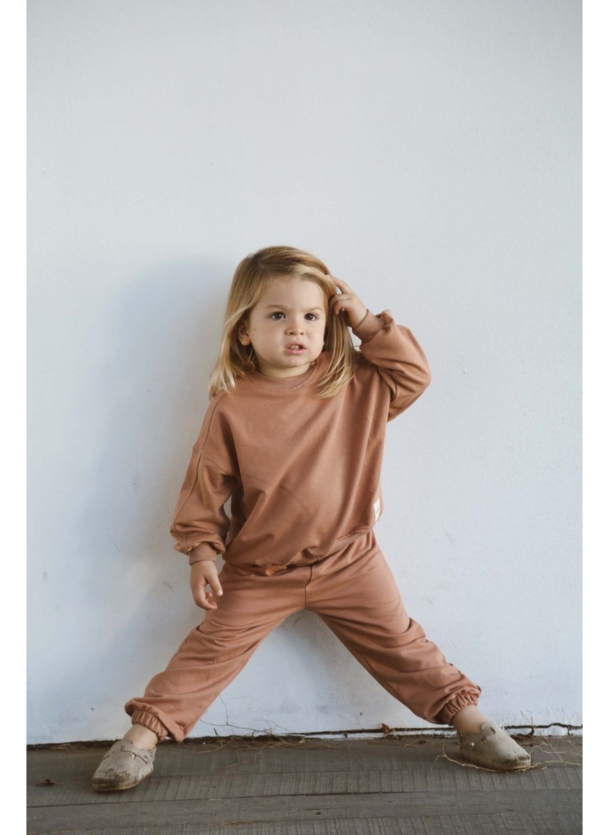 Milky Coffee Back Printed Seasonal Tracksuit Set - pzsku/ZE7B214773CEE60B1E5A1Z/45/_/1730744772/3829334c-4e77-4987-aebe-4c692d794671