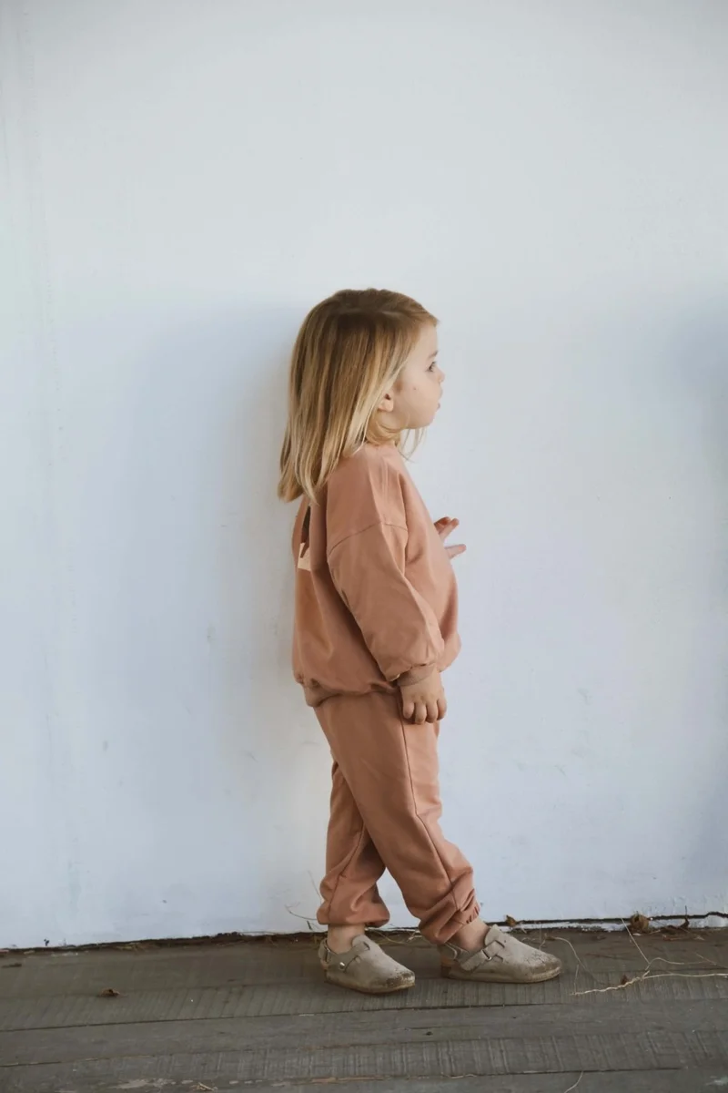 Ohlala Koala Milky Coffee Back Printed Seasonal Tracksuit Set