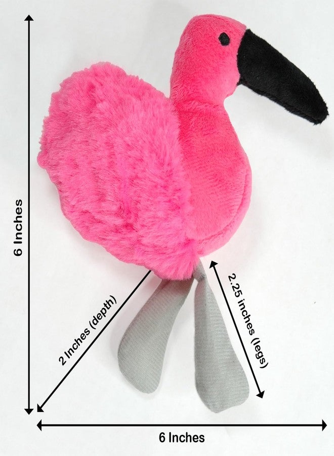 Glory To Dog لعبة فلامنجو قطيفة صغيرة من Glory To Dog TinyToy، لعبة كلب وجرو صغير. - Image 5