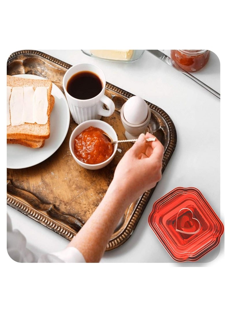 Wicofen - Square Uncrustable Maker, Sandwich Cutter and Sealer for Kids, Crustless Sandwich Decruster for Boy and Girl, Safety Material Easy to Use(6-in-1) - Image 1