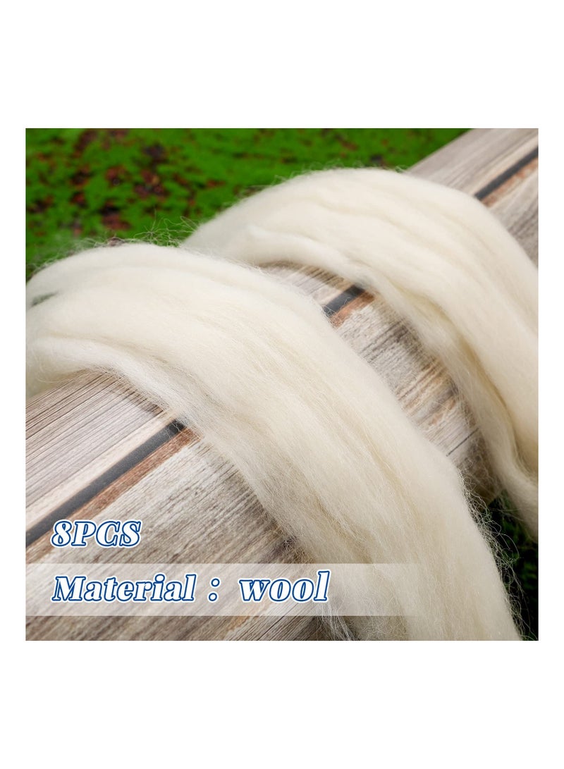 Lambs Wool for Toes Soft Feet Cushion Toe Separator Lambs Wool Corn Cushion Pads Blister Prevention Bunions Callus Remover Cushions Hammer Toe Relief for Shoes or Feet, 3/8 oz (8 Pcs) - Image 2