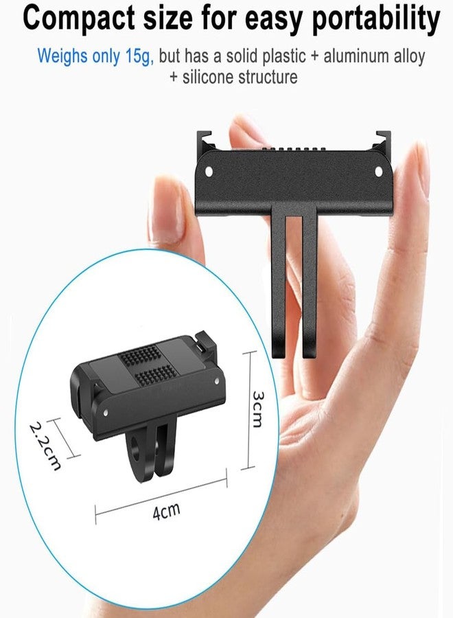 Hodaqe Magnetic Quick Release Adapter Base Compatible for DJI Action 5 Pro/4/3 & OSMO360 with Connection Sports Camera Adapter Extension Attachable Accessories - Image 4