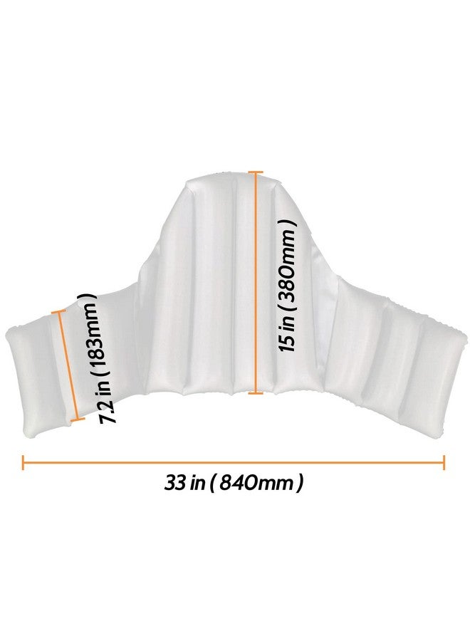 Miayaya Inflatable Home Baby Cushion Cover Compatible with IKEA Antilop High Chair Use PVC Material Environmental Safety White Contract Design Easy to Install and Clean Soft Close Skin - Image 2