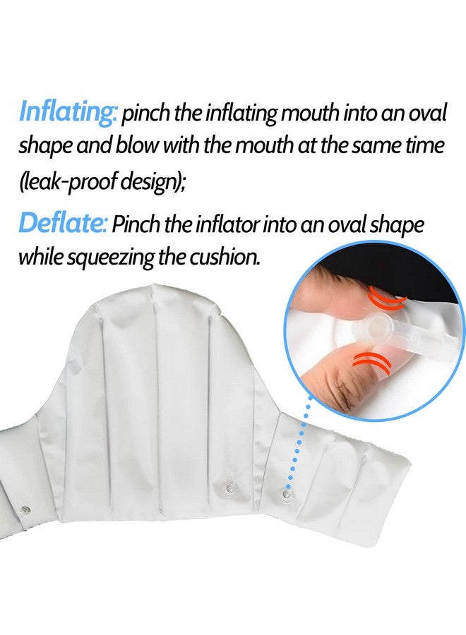 Miayaya Inflatable Home Baby Cushion Cover Compatible with IKEA Antilop High Chair Use PVC Material Environmental Safety White Contract Design Easy to Install and Clean Soft Close Skin - Image 3