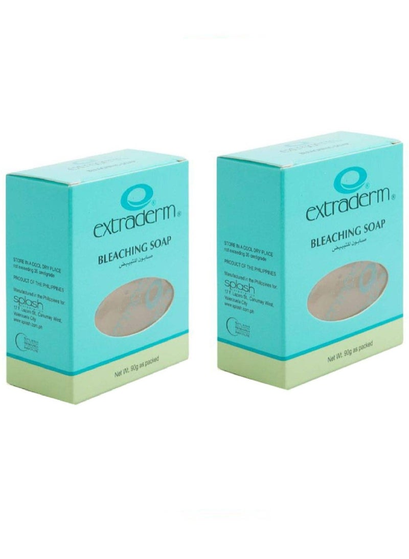 إكستراديرم قطعتين من صابون تفتيح 90 جرام - Image 1