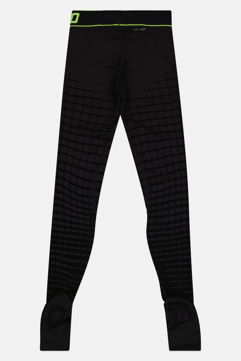 Nike ملابس رياضية نسائية بلياقة شعار العلامة التجارية استعادة ضيقة للغاية، سوداء - Image 2