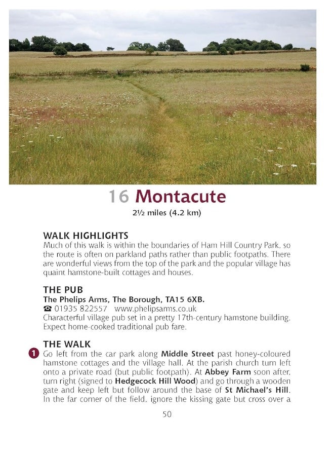 null - Guide to Somerset Pub Walks: 20 Circular Walks - Image 1