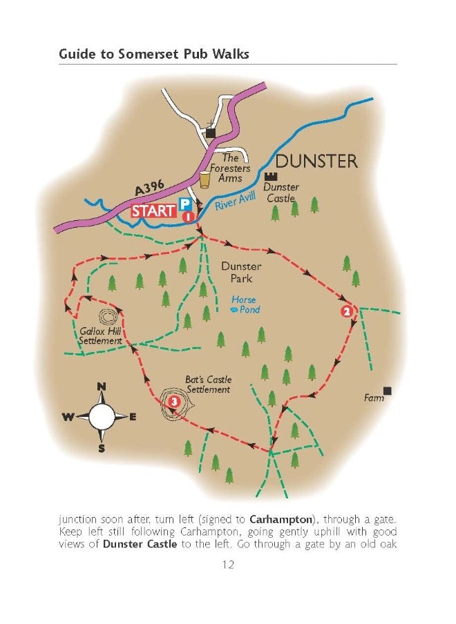 null - Guide to Somerset Pub Walks: 20 Circular Walks - Image 1