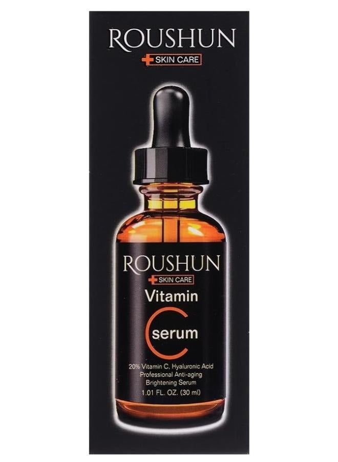 Roushun Vitamin C Serum 30 ml plus Natural Hyaluronic Acid Facial Serum 30ml - Image 2