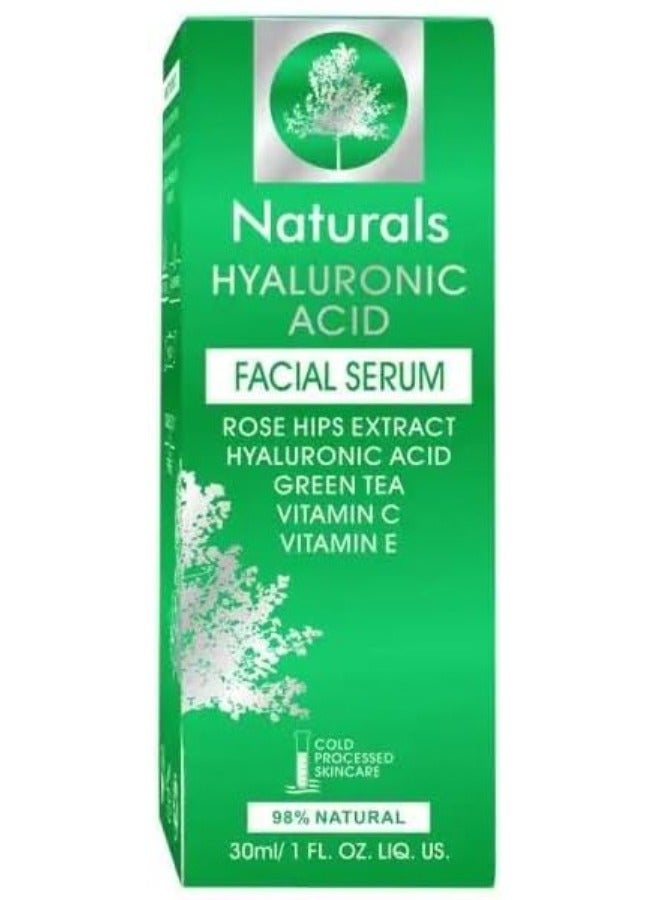 Roushun Vitamin C Serum 30 ml plus Natural Hyaluronic Acid Facial Serum 30ml - Image 3