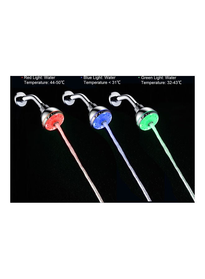 NIBEMINENT Multi-Functional Automatic LED Handheld Shower Head Silver 10.00 x 8.00 8.00cm - Image 5