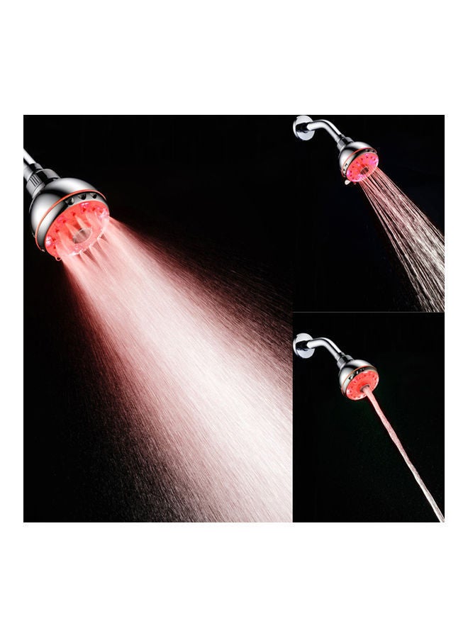 NIBEMINENT Multi-Functional Automatic LED Handheld Shower Head Silver 10.00 x 8.00 8.00cm - Image 2