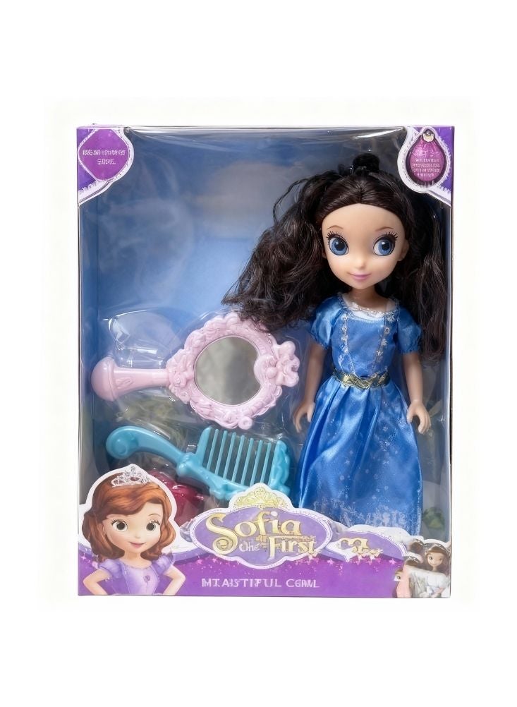 صوفيا مجموعة لعب دمية صوفيا الأولى - دمية أميرة مع مرآة وإكسسوارات