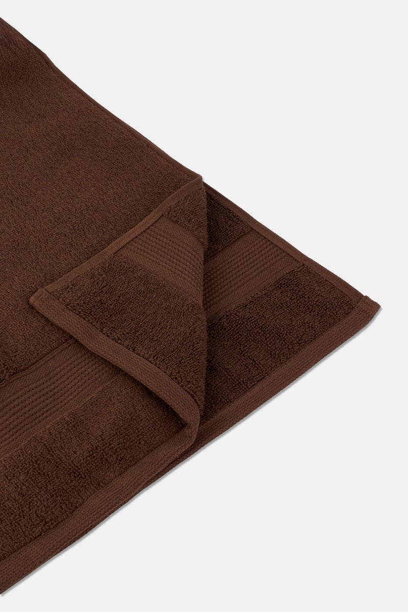 YOTO Cotton Bath Towel, Brown - Image 3