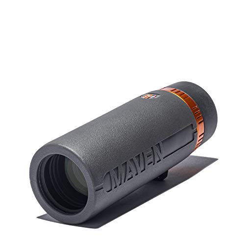 Maven CM.1 8x32mm Monocular | Compact, Waterproof, 8X Magnification, Fully Multi-Coated Optics, Grey/Orange Design, Lightweight & Portable for Hiking, Birdwatching & Outdoor Use - Image 1