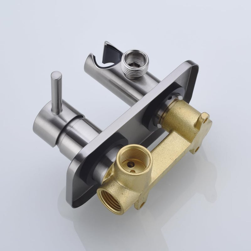 TRUSTMI Toilet Concealed Hot and Cold Bidet Spray SetBrushed Nickel - Image 5