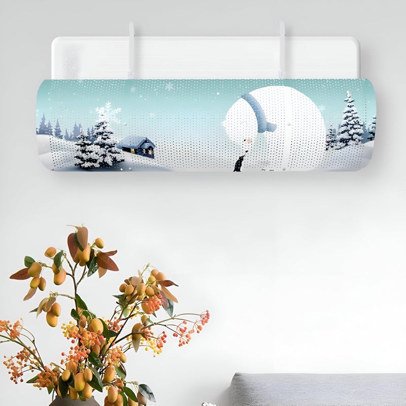 Suspended Air Conditioner Cover - 180° adjustable deflector wings to redirect airflow efficiently, preventing uneven cooling and maintaining consistent temperature levels across spaces. - Image 4