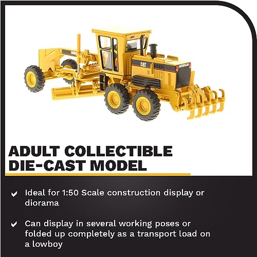 Diecast Masters 1/50th Caterpillar 140H Motor Grader 85030 - Image 3