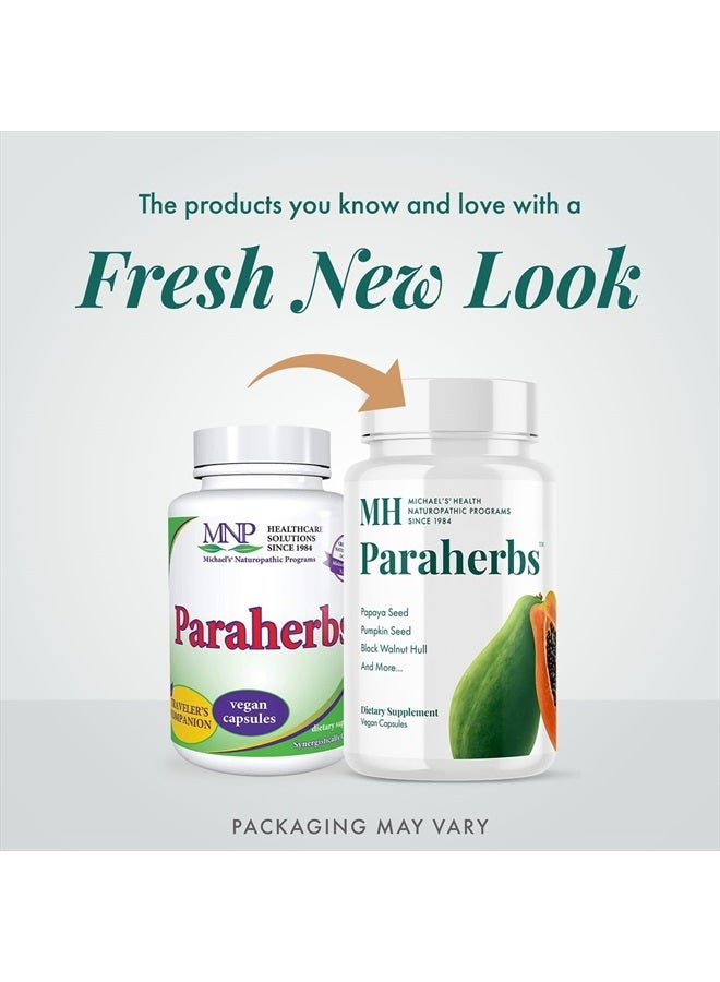 MICHAEL'S Health Naturopathic Programs Paraherbs - 60 Vegetarian Capsules - Fibers to Support Intestinal Tract - Kosher - 15 Servings - Image 3
