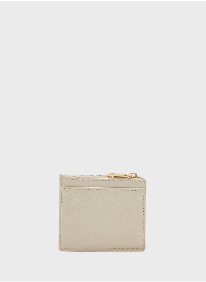 Love Moschino - Logo Detailed Zip Over Wallet - Image 1