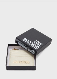 Love Moschino Logo Detailed Zip Over Wallet  - Image 5