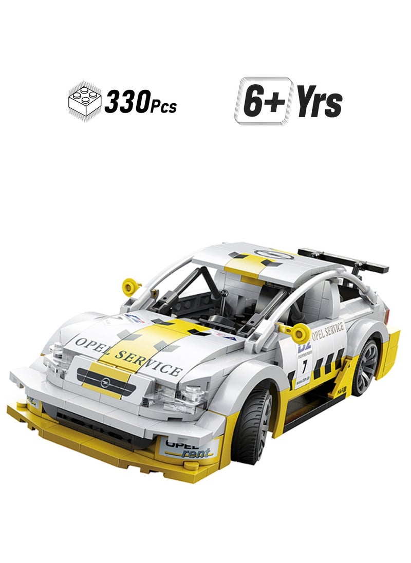 CaDA CaDA Remote Control Car Toy Building Blocks 1:20 OPEL Astra V8 Coupe (Dual Control) C51081W  - Image 1