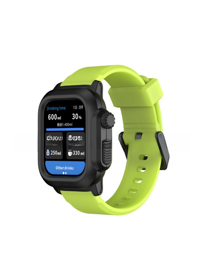 For Apple Iwatch Protective Case Apple Watch87654se Strap Silicone Integrated Waterproof Swimming - Image 1