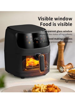 Digital Air Fryer, 2400W, 8L, 8 Presets, Crispy and Healthy Cooking, Rapid Air Technology & Led Display, Best for Frying, Grilling, Roasting, Baking, QF-305 Black - pzsku/ZE7B2E869E7BF15E82C93Z/45/_/1724825686/15e494c2-2cf9-4ca3-8801-6b7bbbbdfdbf