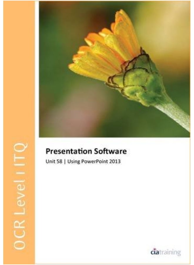 null - OCR Level 1 ITQ - Unit 58 - Presentation Software Using Microsoft PowerPoint 2013 - Image 1