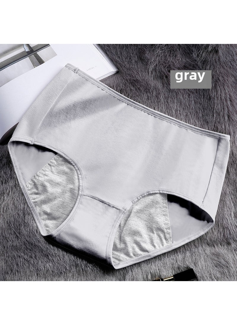 Generic Cotton Menstrual Panties Mid-Waist Leakproof Breathable Black  - Image 2