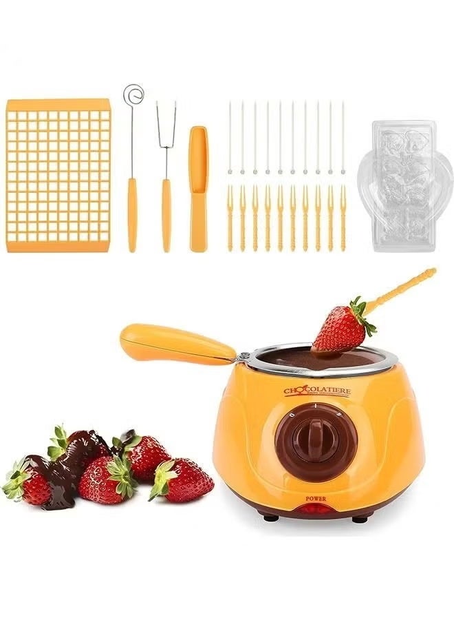 Chocolate Melting Pot,MINI Electric Chocolate Melting Pot,Chocolate Warmer Machine For Milk,Chocolate,Cheese,Butter,Candy - Image 1