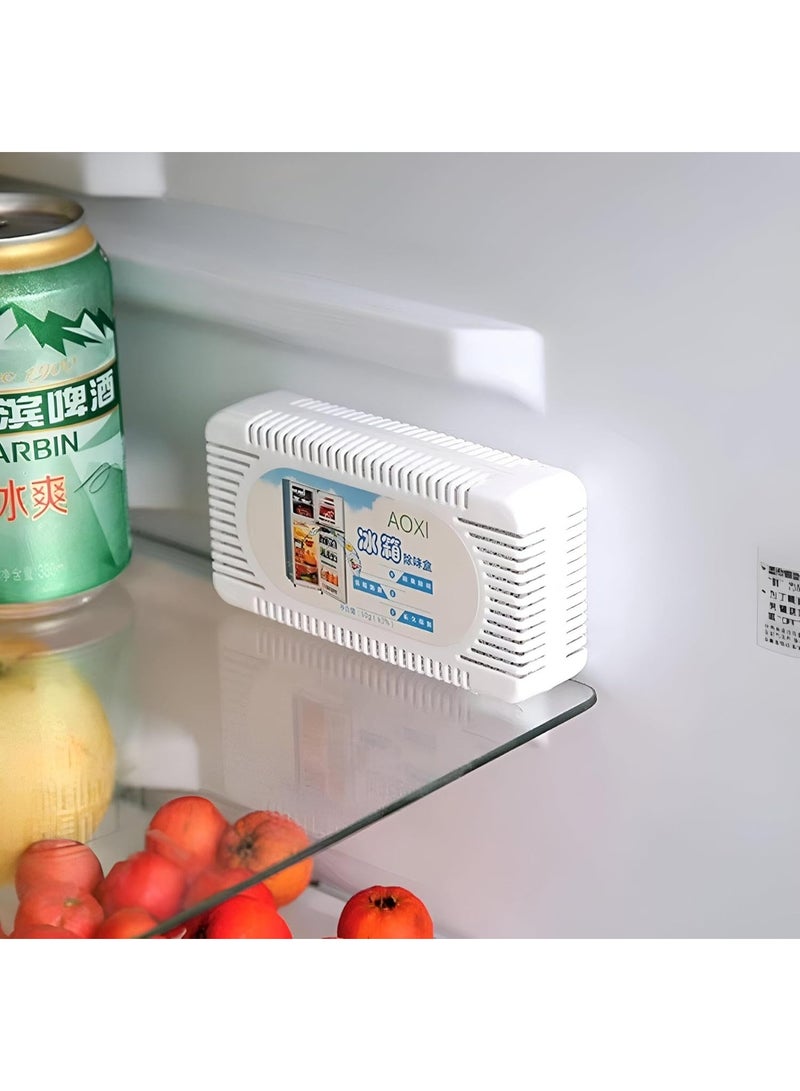 Refrigerator deodorizer with nano-activated carbon formula, long-lasting and effective, specially designed to remove unpleasant odors and maintain fresh air inside the refrigerator (1 piece) - Image 1
