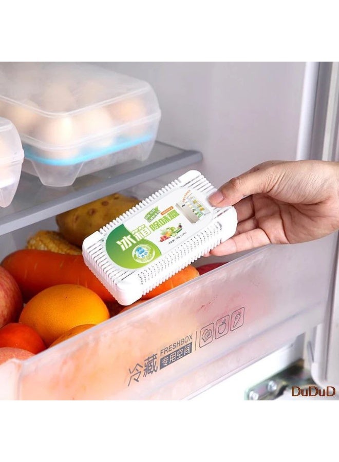 Refrigerator deodorizer with nano-activated carbon formula, long-lasting and effective, specially designed to remove unpleasant odors and maintain fresh air inside the refrigerator (1 piece) - Image 2