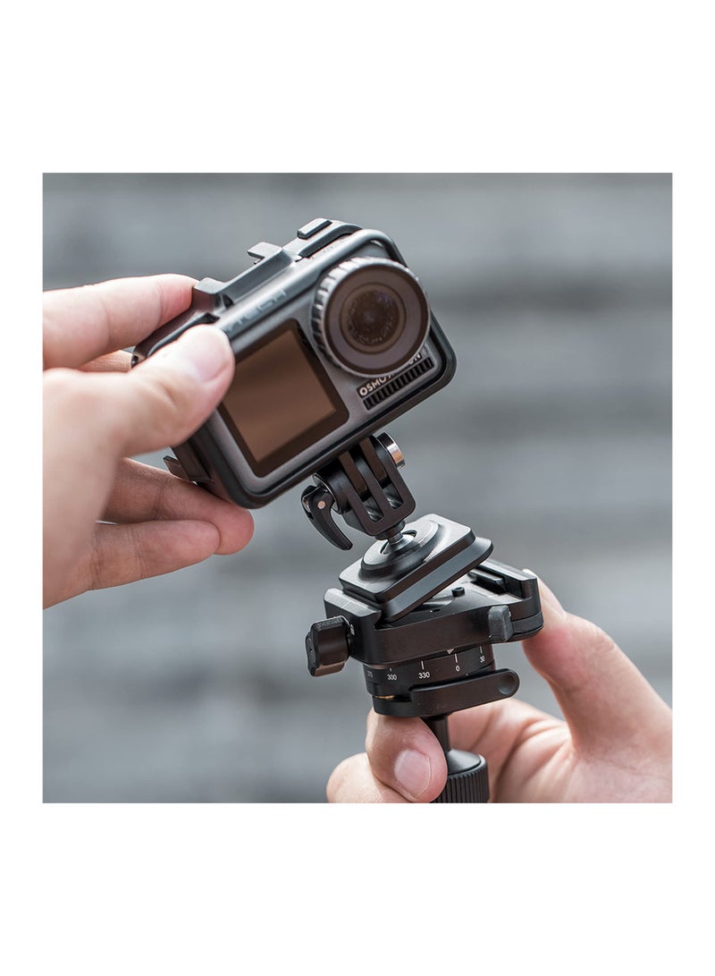 SYOSI Action Camera Arca-Type Quick Release Plate, Action Camera Snaplock Plate Adapter,  for Gopro, Insta360, DJI Osmo Action/Pocket and Most Action Cameras, Quick Release Camera Plate Part - Image 4