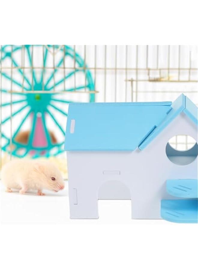 منزل بلاستيكي للحيوانات الصغيرة مع سلم تسلق ومنصة - Image 5