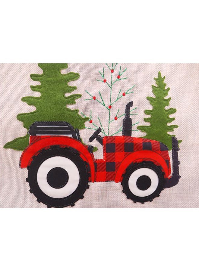 NIBEMINENT Themed Chair Cover Pink/Red/Green 55x45cm - Image 3