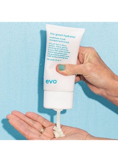 EVO EVO The Great Hydrator Moisture Hair Mask - Moisturise, Add Softness & Shine, Nourishing & Hydrating Treatment for Dry Hair - 150ml / 5.1fl.oz  - Image 5