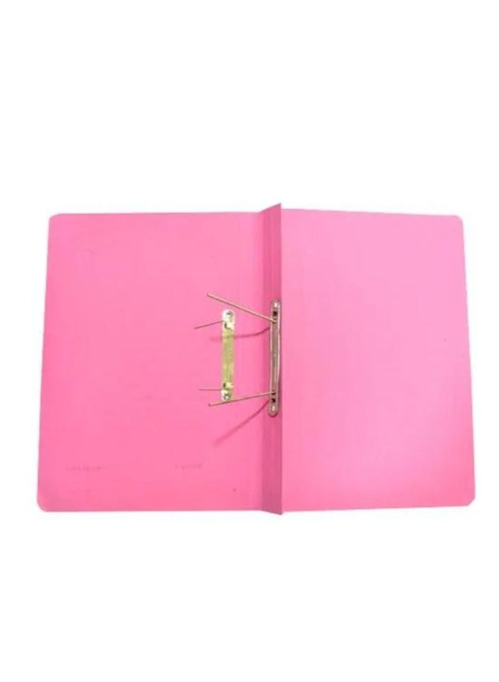 Spring File Folder for A4 Documents Filing - 30 Pcs Pack PINK Colour - Image 1