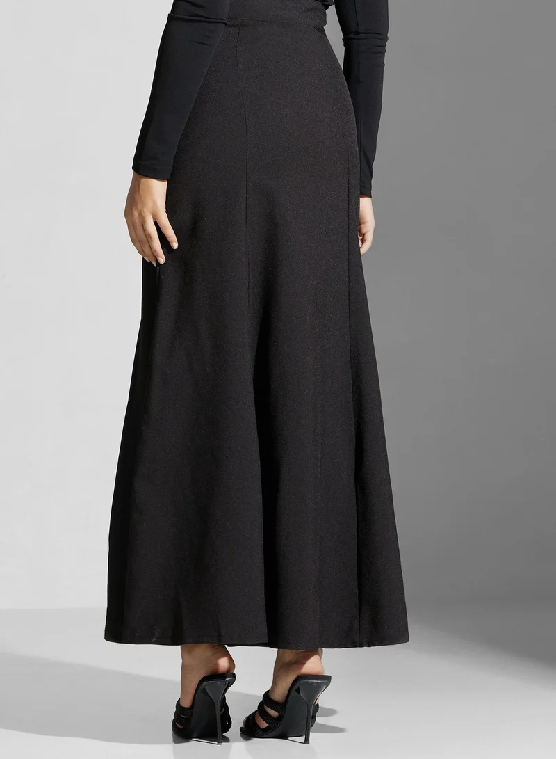 Golden Apple High Waist Tiered Skirt