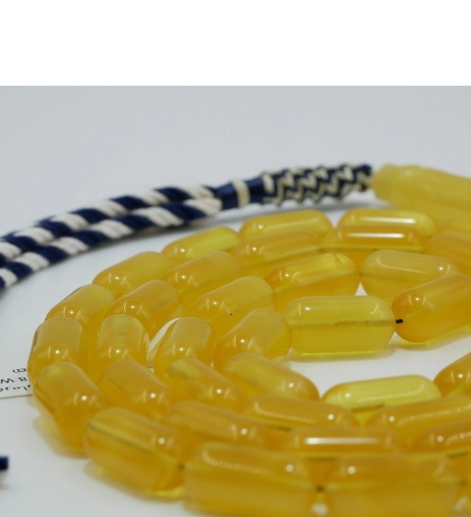 Kaliningrad Amber Rosary 51 beads 53g 8.5-18 mm - Image 3