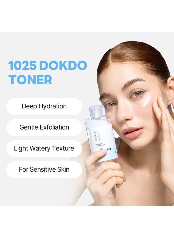 ROUND LAB 1025 Dokdo Toner 16.91 Fl Oz, Oil Control and Reduces Excess Sebum, Gentle Exfoliating Facial Toner, Deep Sea Water for Moisturization, Soft Finish Without Stickiness, Korean Skin Care - Image 3