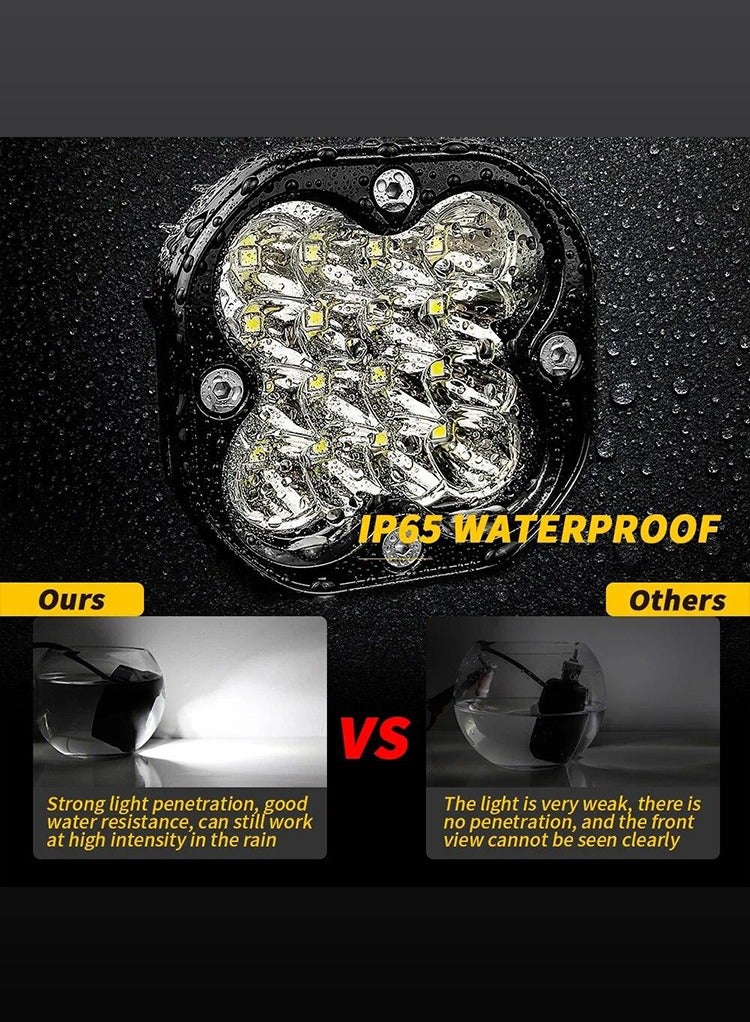 مستر سمارت مصابيح عمل LED من Mr Smart، مقاومة للماء IP65، لون أصفر - Image 3