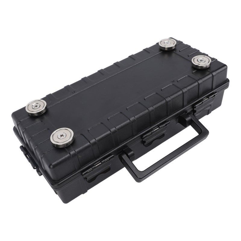 Magnetic Key Box Under Car Concealed Tool Holder Portable Storage Organizer for Security Labels Spare Keys 28x12x7cm - Image 3