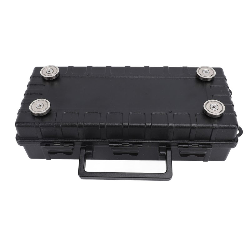 Magnetic Key Box Under Car Concealed Tool Holder Portable Storage Organizer for Security Labels Spare Keys 28x12x7cm - Image 2