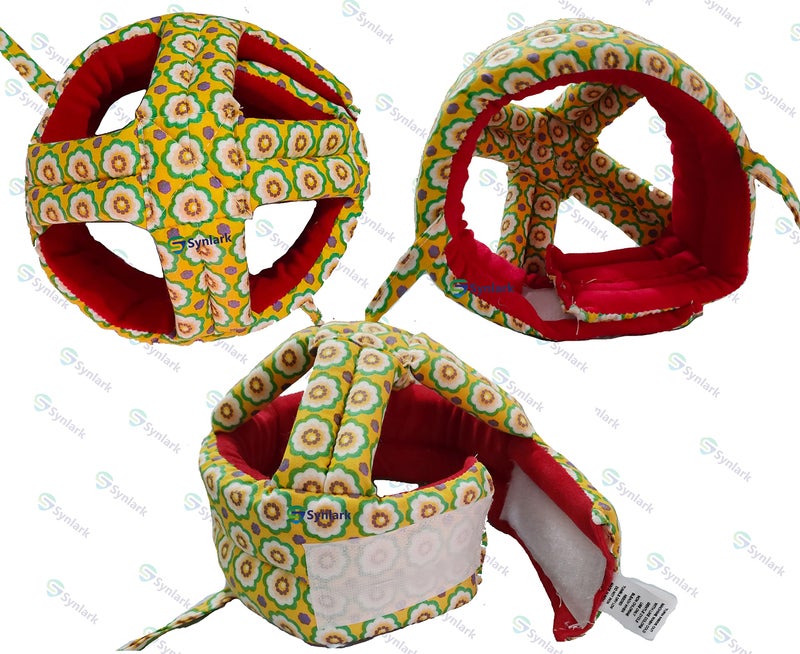 Synlark Baby Safety Helmet, Head Guard & Baby Head Protector for Walking & Crawling for Infants,Kids & Toddlers (Dot-Yellow) - Image 3