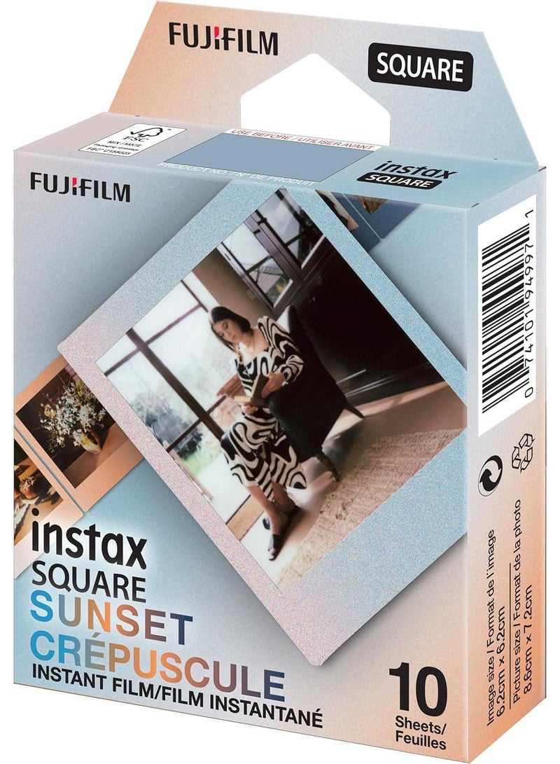 إنستاكس Fujifilm Instax SQUARE Sunset Film {10 Exposures} - Image 2