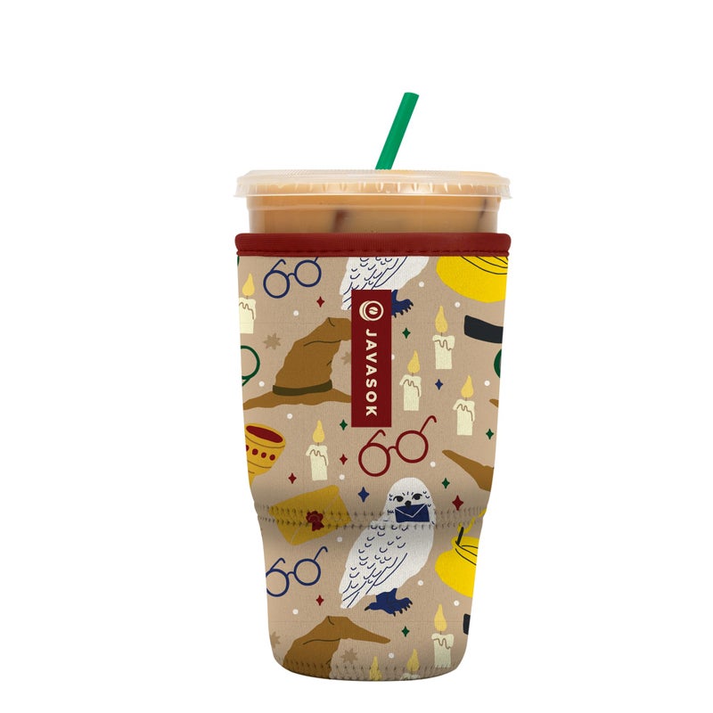 Sok It Sok It JavaSok Iced Coffee  Cold Soda Insulated Neoprene Cup Sleeve Horcrux Large 3032oz 
